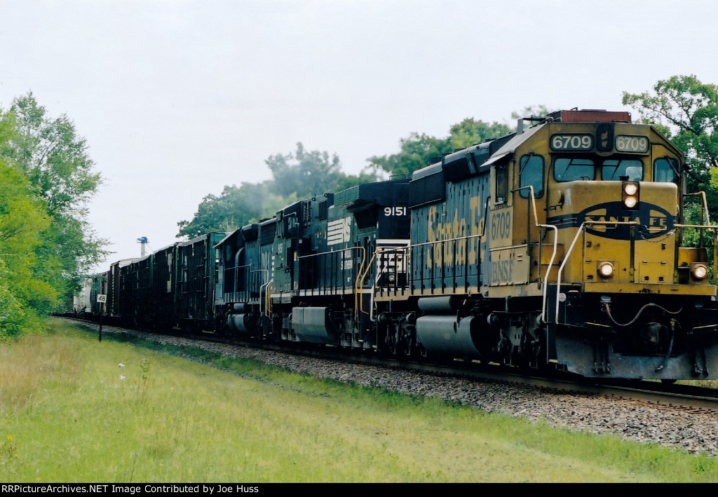 BNSF 6709 West